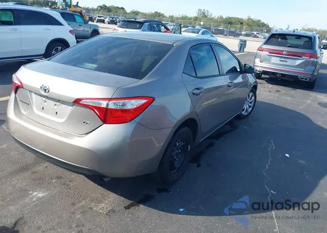 2016 Toyota Corolla Le z USA, uszkodzony, nr VIN 2T1BURHE9GC616894